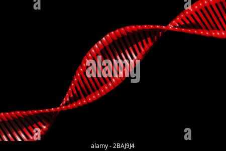 Digital 3d model of DNA structure and molecules Stock Photo - Alamy