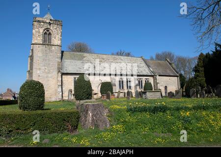 St.Mary's Church in Little Driffield, Driffield, East Yorkshire Stock Photo