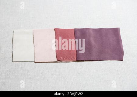Pieces of fabric laid out in the shape of a patchwork block, sewing and quilting  accessories. Traditional quilting Stock Photo - Alamy