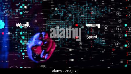 Software, web development, programming concept. Abstract Programming Stock Photo