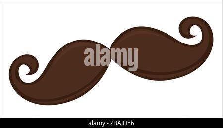 Mustache funny accessories for carnival or festival celebration Stock Vector