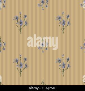 Vector kraft paper seamless background. Stock Vector