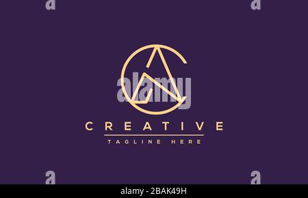 Modern letters AC, A&C Logo Design Template Vector. Stock Vector