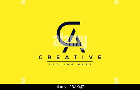 Modern letters AC, A&C Logo Design Template Vector. Stock Vector