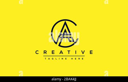 Modern letters AC, A&C Logo Design Template Vector. Stock Vector