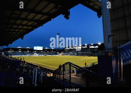 A general view Fratton Park stadium - Portsmouth v Arsenal, The Emirates FA Cup fifth round, Fratton Park, Portsmouth, UK - 2nd March 2020  Editorial Use Only - DataCo restrictions apply Stock Photo