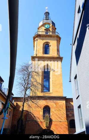 The Tower Hafenmarktturm in Heilbronn, Germany, Europe Stock Photo