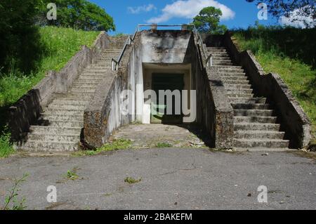Soviet underground bunker from cold war Stock Photo