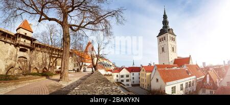 View to St. Nicholas Church in Old Town Stock Photo