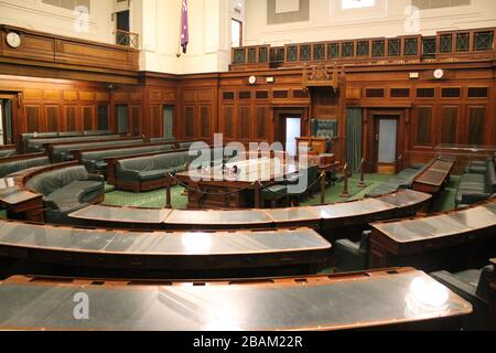 Australian Parliament in the capital Canberra, Australia Stock Photo