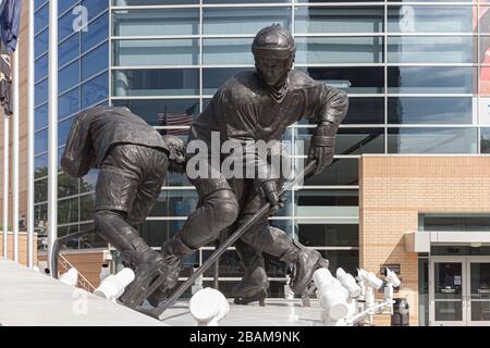 Mario Limieux Statue Stock Photo