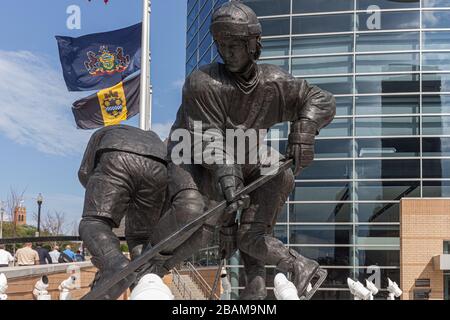 Mario Limieux Statue Stock Photo