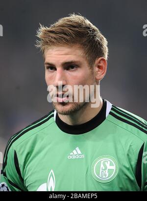 Carte Autographiée Lars Unnerstall – FC Schalke 04, Saison 2010-11, Original
