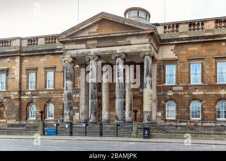 Ayr sheriff court, Wellington Square, Ayr, Ayrshire, Scotland, UK Stock Photo