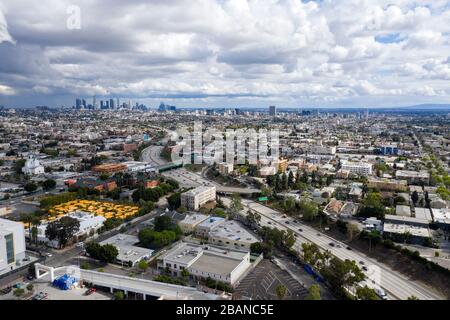 101 Freeway Hollywood Los Angeles Stock Photo