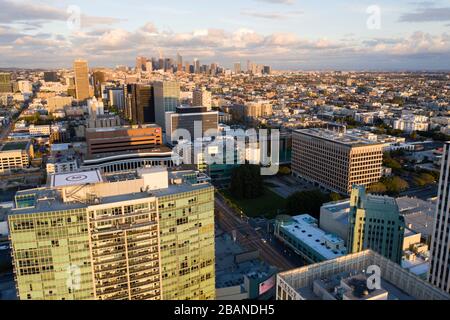 Wilshire Boulevard Corridor, Koreatown, Los Angeles Stock Photo - Alamy