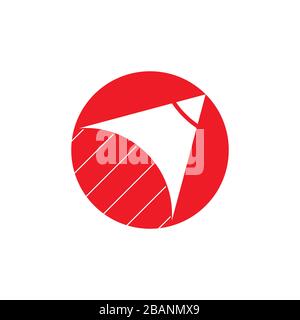 pencil shape movement fast logo vector Stock Vector