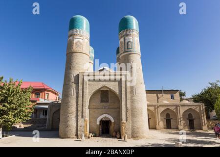 Char minar mosque, or Chor minar mosque, Bukhara, Buchara, Uzbekistan, Central Asia, Asia Stock Photo