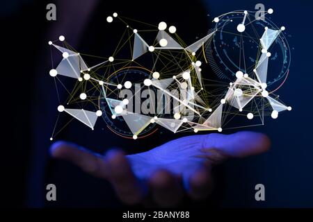 A Software, web development, programming concept. Abstract Programming Stock Photo