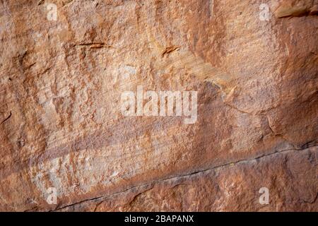 surface rock pattern, brownish red rock from africa Stock Photo