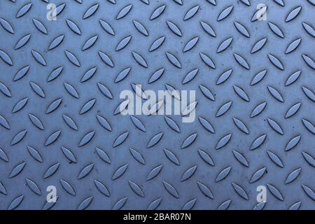 diamond plate as a background texture Stock Photo