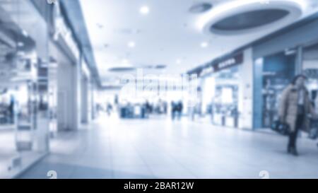 Blur shopping mall texture for background Stock Photo