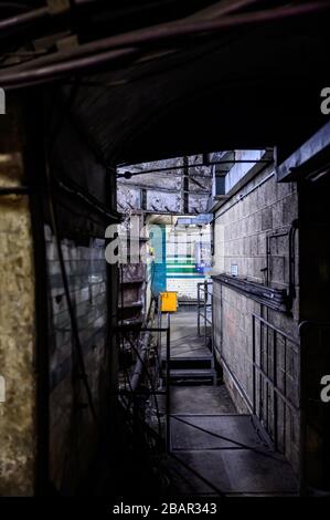 Piccadilly Circus Underground Station Disused Tunnels Stock Photo