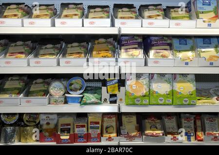 diferents cheeses Stock Photo