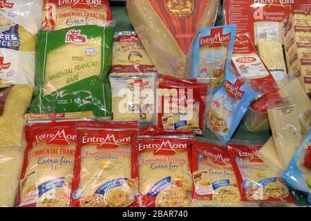 diferents cheeses Stock Photo