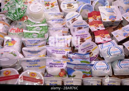 diferents cheeses Stock Photo