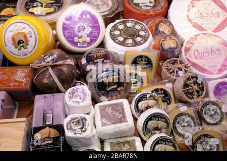 diferents cheeses Stock Photo