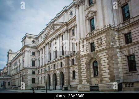 HM Treasury Office On Horse Guards Road Westminster London England UK ...