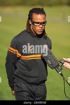 Edgar Davids, Barnet joint head coach and player Stock Photo