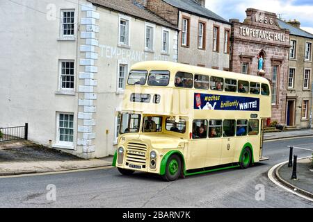 Blackpool CT 512 Leyland Titan PD3A/1 Metro Cammell Highbridge body new 1967 seen on a Vintage and classic commercial weekend at Kikby Stephen 2015 Stock Photo
