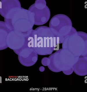 Abstract Bubbles Background Stock Vector