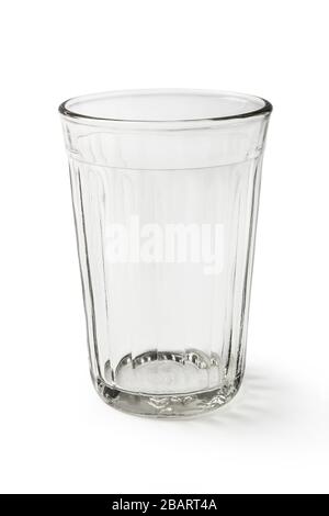 Faceted glass isolated on white background Stock Photo
