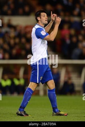 Blackburn Rovers' Scott Dann Stock Photo