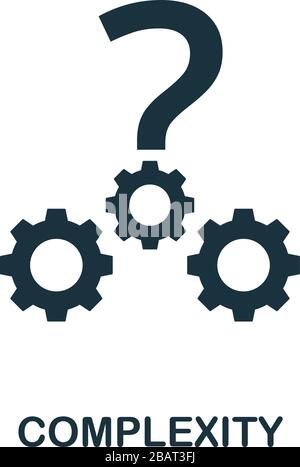 Complexity icon. Simple element from business intelligence collection ...