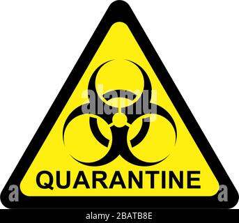 Biohazard sign, warning alert for hazardous bio materials Stock Photo ...