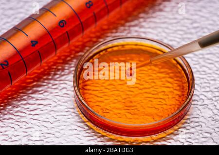 medical equipment for vaccination against the corona virus Stock Photo