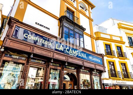 Confitería La Campana, Seville, Andalusia, Spain Stock Photo