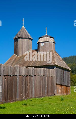 Chapel, Fort Ross State Historic Park, California Stock Photo