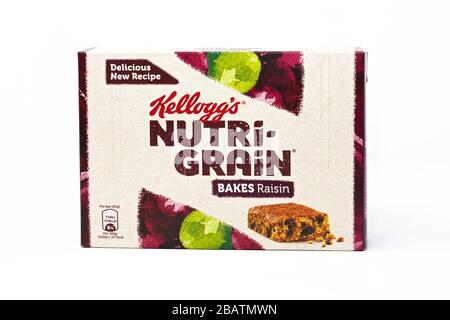 nutri grain kellogg bars breakfast alamy