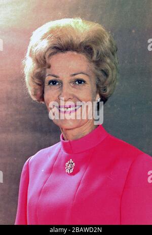 PATRICIA NIXON (1912-1993) wife of US President Richard Nixon, about 1970 Stock Photo