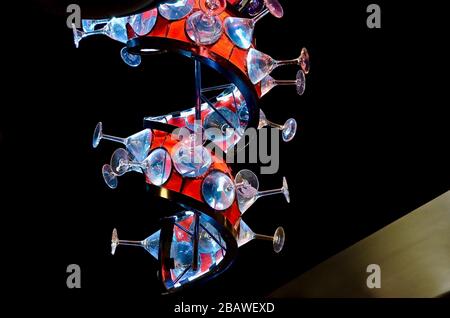 This is a unique chandelier that I had the chance to photograph at another film event in Minnesota Stock Photo