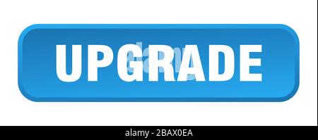 upgrade button. upgrade square 3d push button Stock Vector