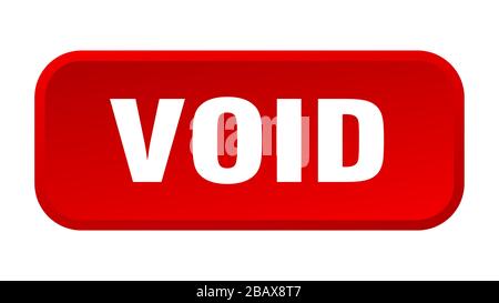 void button. void square 3d push button Stock Vector