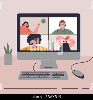 Entertainment during coronavirus quarantine Stock Vector