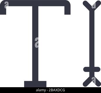 text cursor pointer, text navigator icon. Stock Vector illustration isolated on white background. Stock Vector