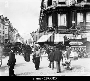 The interior view of department store Le Bon Marche. Paris. France Stock  Photo - Alamy